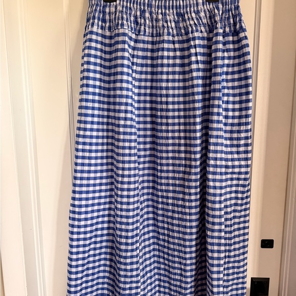 Universal Thread Blue Checkered Maxi Skirt - Picture 3 of 3